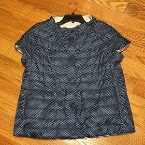 Patty Kim New York reversible puffer vest size small